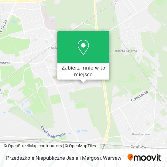 Mapa Przedszkole Niepubliczne Jasia i Małgosi