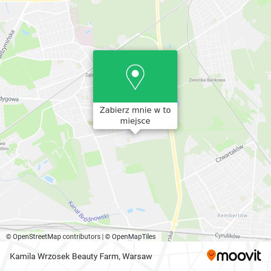 Mapa Kamila Wrzosek Beauty Farm