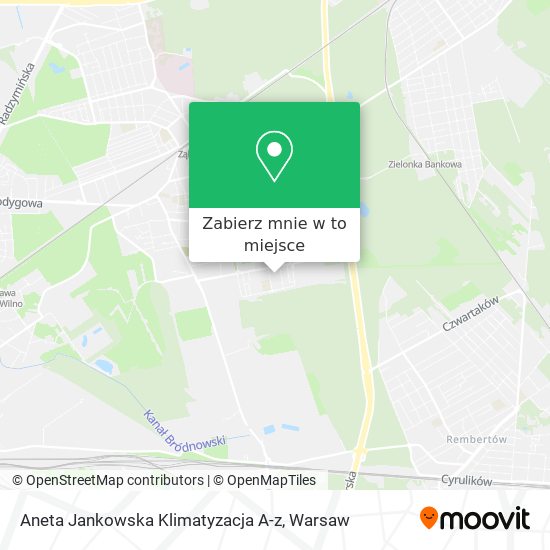 Mapa Aneta Jankowska Klimatyzacja A-z