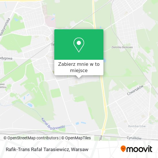 Mapa Rafik-Trans Rafał Tarasiewicz