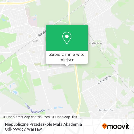 Mapa Niepubliczne Przedszkole Mała Akademia Odkrywdcy