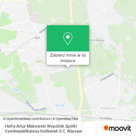 Mapa Hefra Artur Makowski Wspólnik Spółki Cywilnejdelikatesy Koliberek S C