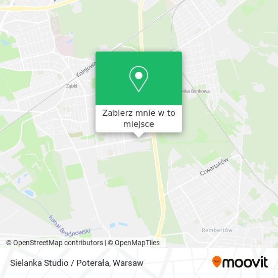 Mapa Sielanka Studio / Poterała