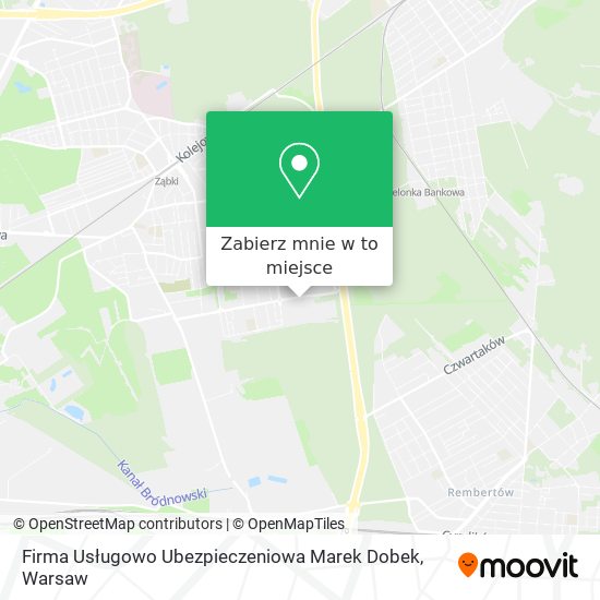 Mapa Firma Usługowo Ubezpieczeniowa Marek Dobek