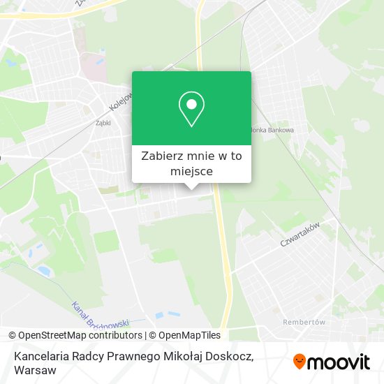 Mapa Kancelaria Radcy Prawnego Mikołaj Doskocz