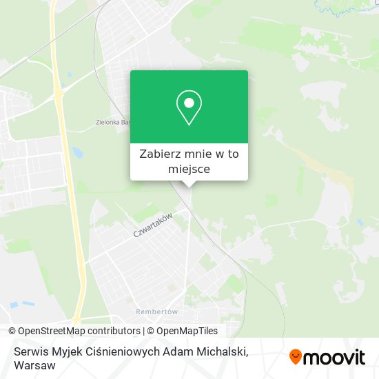 Mapa Serwis Myjek Ciśnieniowych Adam Michalski