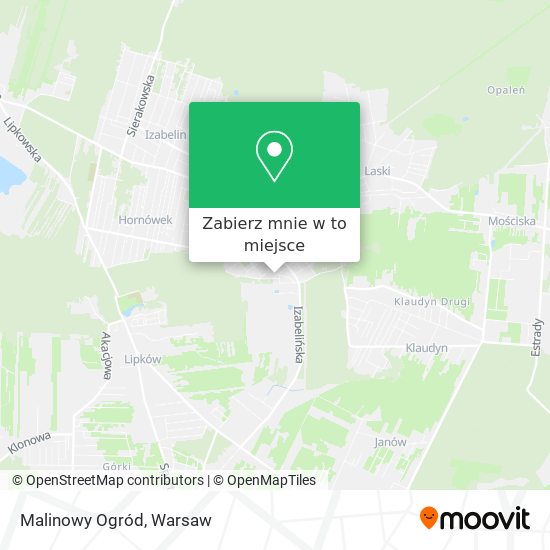 Mapa Malinowy Ogród