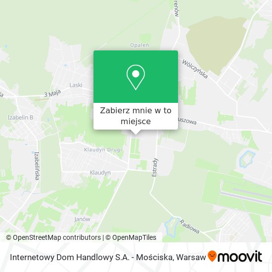 Mapa Internetowy Dom Handlowy S.A. - Mościska