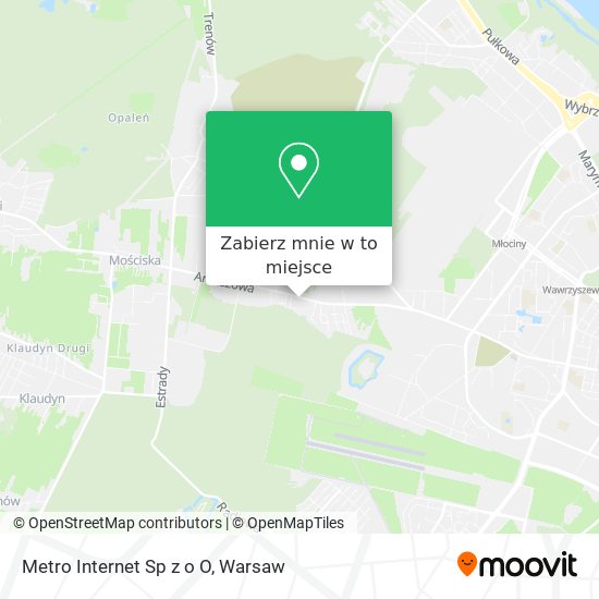 Mapa Metro Internet Sp z o O