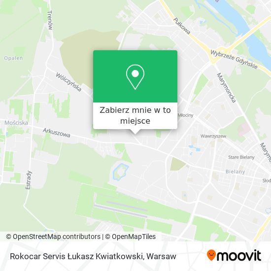 Mapa Rokocar Servis Łukasz Kwiatkowski