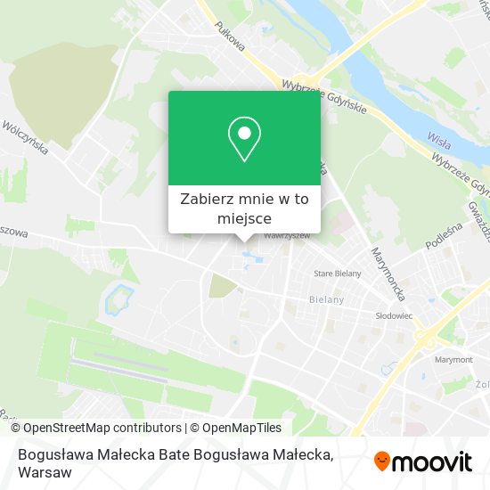 Mapa Bogusława Małecka Bate Bogusława Małecka