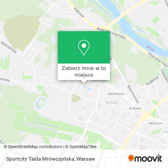 Mapa Sportcity Taida Mrówczyńska