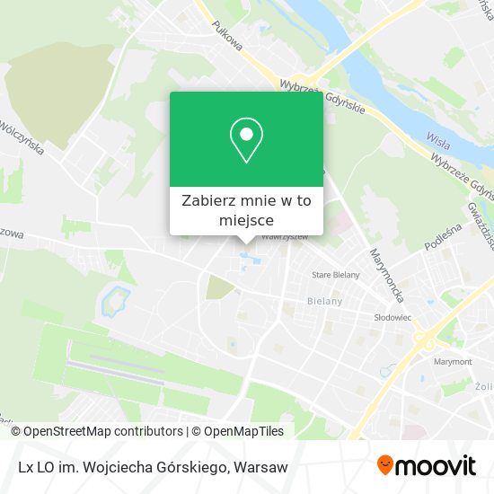 Mapa Lx LO im. Wojciecha Górskiego