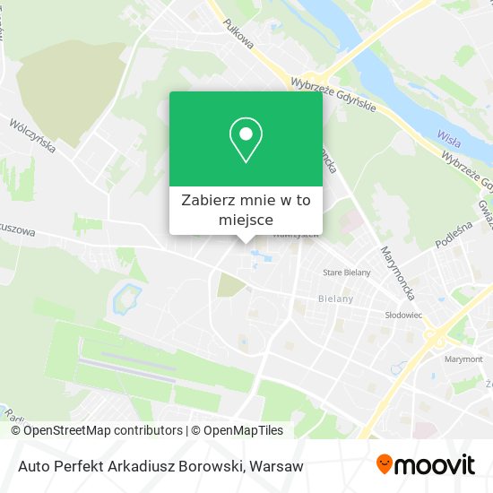 Mapa Auto Perfekt Arkadiusz Borowski