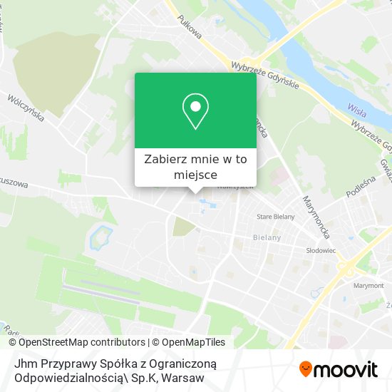 Mapa Jhm Przyprawy Spółka z Ograniczoną Odpowiedzialnością\ Sp.K