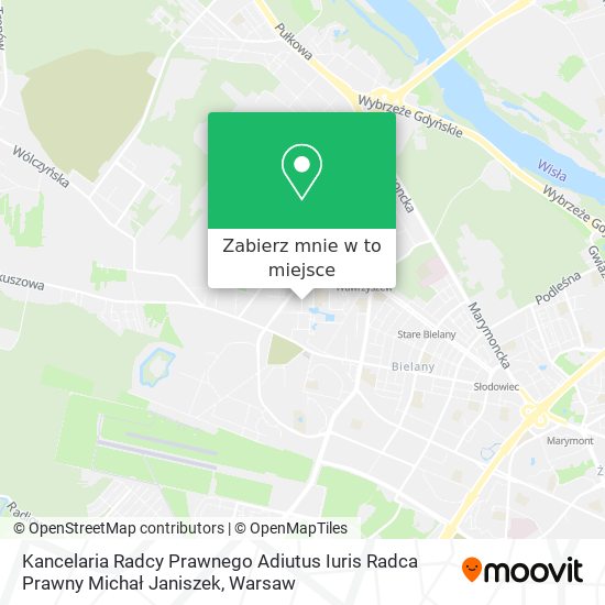 Mapa Kancelaria Radcy Prawnego Adiutus Iuris Radca Prawny Michał Janiszek