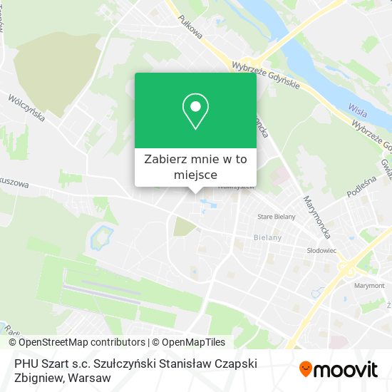 Mapa PHU Szart s.c. Szułczyński Stanisław Czapski Zbigniew