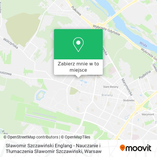 Mapa Sławomir Szczawiński Englang - Nauczanie i Tłumaczenia Sławomir Szczawiński