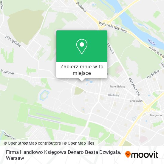 Mapa Firma Handlowo Księgowa Denaro Beata Dzwigała