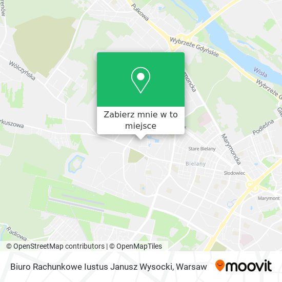 Mapa Biuro Rachunkowe Iustus Janusz Wysocki