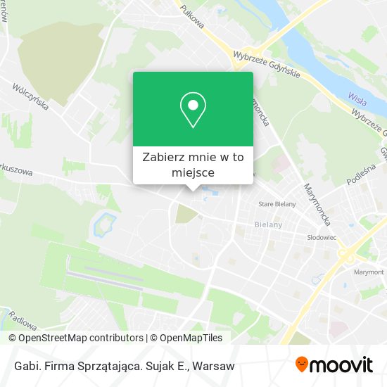 Mapa Gabi. Firma Sprzątająca. Sujak E.