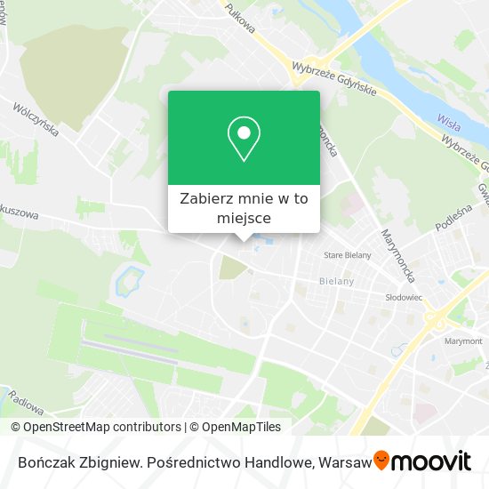 Mapa Bończak Zbigniew. Pośrednictwo Handlowe