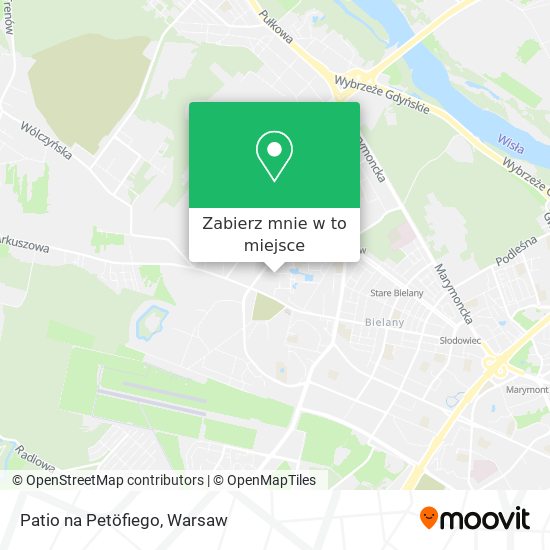 Mapa Patio na Petöfiego