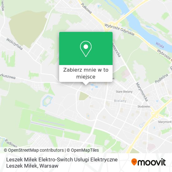 Mapa Leszek Miłek Elektro-Switch Usługi Elektryczne Leszek Miłek