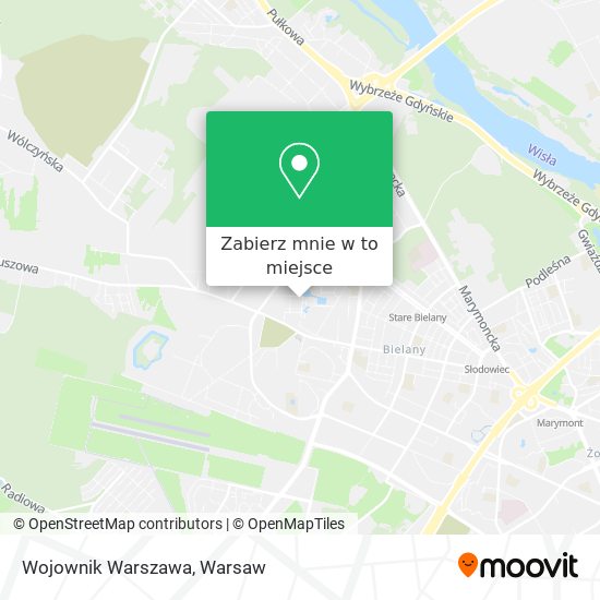 Mapa Wojownik Warszawa