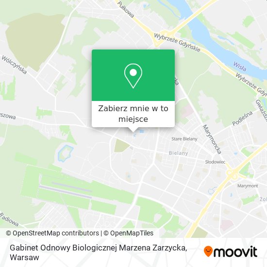 Mapa Gabinet Odnowy Biologicznej Marzena Zarzycka