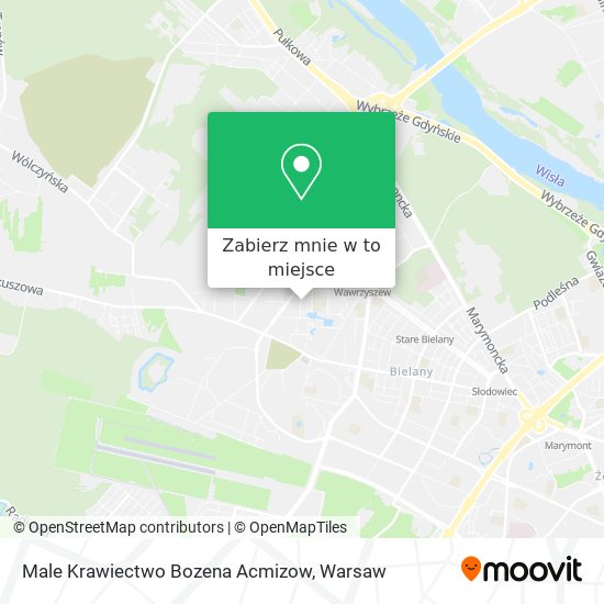 Mapa Male Krawiectwo Bozena Acmizow