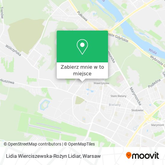 Mapa Lidia Wierciszewska-Rożyn Lidiar