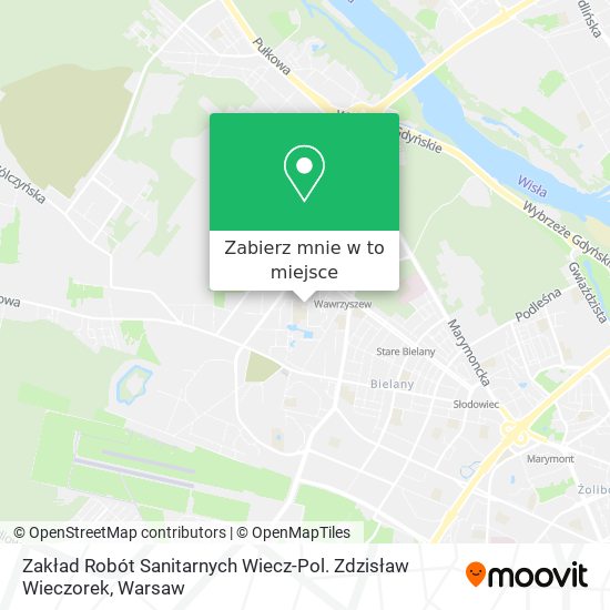 Mapa Zakład Robót Sanitarnych Wiecz-Pol. Zdzisław Wieczorek