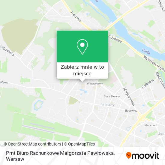 Mapa Pmt Biuro Rachunkowe Małgorzata Pawłowska