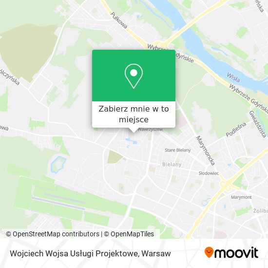 Mapa Wojciech Wojsa Usługi Projektowe