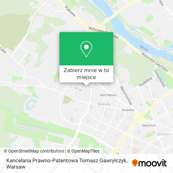 Mapa Kancelaria Prawno-Patentowa Tomasz Gawrylczyk