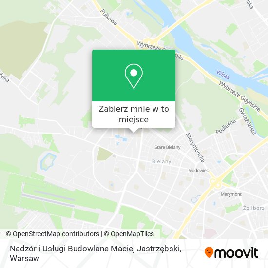 Mapa Nadzór i Usługi Budowlane Maciej Jastrzębski