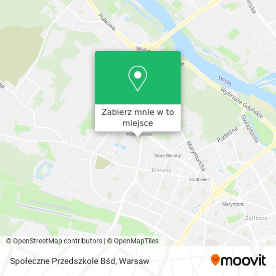 Mapa Społeczne Przedszkole Bśd