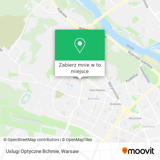 Mapa Uslugi Optyczne Bchmie