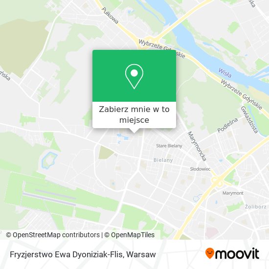 Mapa Fryzjerstwo Ewa Dyoniziak-Flis