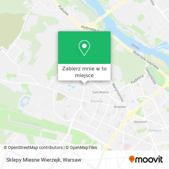 Mapa Sklepy Miesne Wierzejk