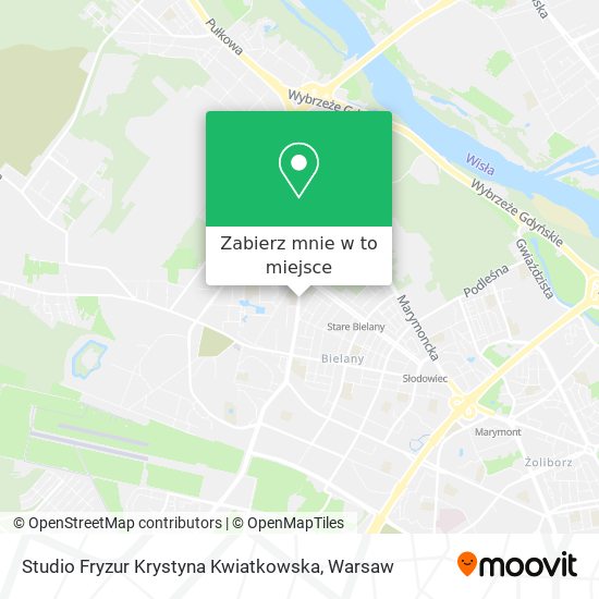 Mapa Studio Fryzur Krystyna Kwiatkowska