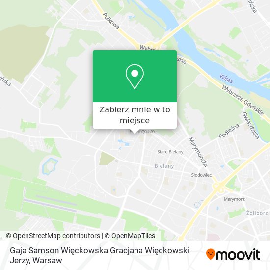 Mapa Gaja Samson Więckowska Gracjana Więckowski Jerzy