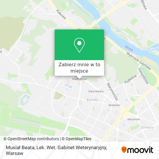 Mapa Musiał Beata, Lek. Wet. Gabinet Weterynaryjny