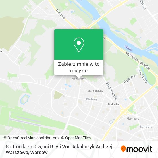 Mapa Soltronik Ph. Części RTV i Vcr. Jakubczyk Andrzej Warszawa