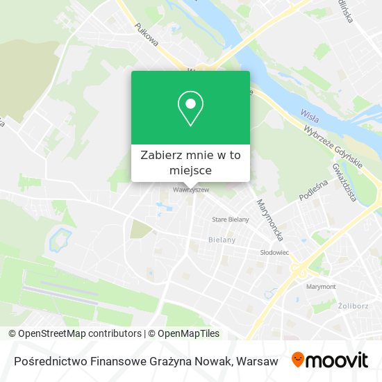 Mapa Pośrednictwo Finansowe Grażyna Nowak