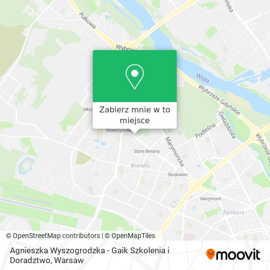 Mapa Agnieszka Wyszogrodzka - Gaik Szkolenia i Doradztwo