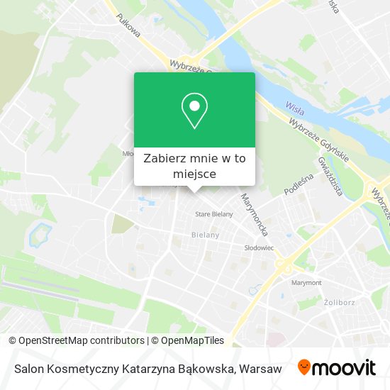 Mapa Salon Kosmetyczny Katarzyna Bąkowska