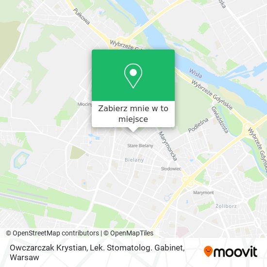 Mapa Owczarczak Krystian, Lek. Stomatolog. Gabinet