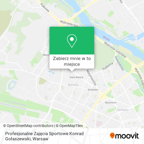 Mapa Profesjonalne Zajęcia Sportowe Konrad Gołaszewski